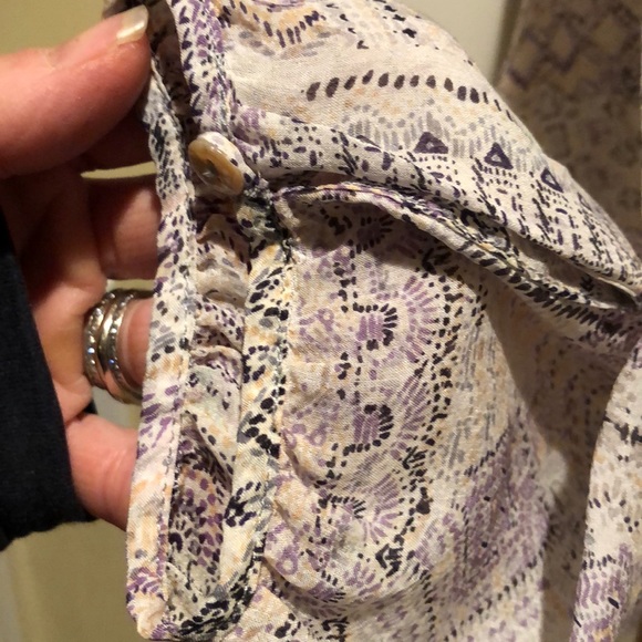 Calypso St Barth Sheer Blouse size Medium - Picture 7 of 7